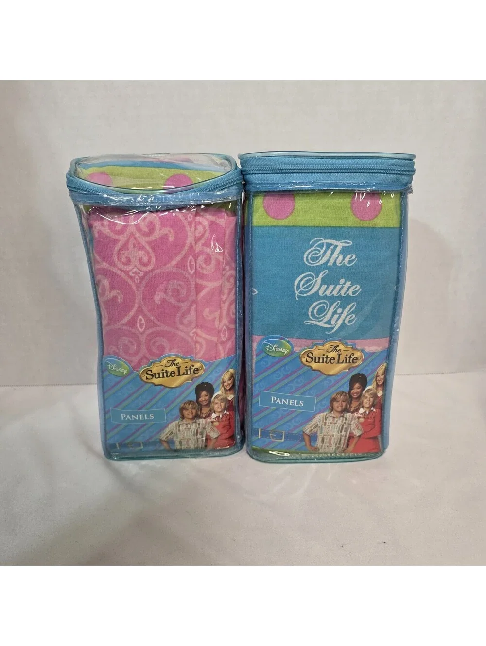 2 Disney The Suite Life of Zack & Cody Curtain Panels 63” x 82” NIP Retro 2000s